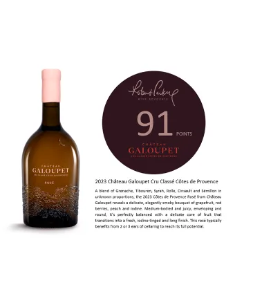 Bottle of Château Galoupet Cru Classé Côte de Provence Rosé 2023