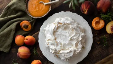 Pavlova accord mets et rosé